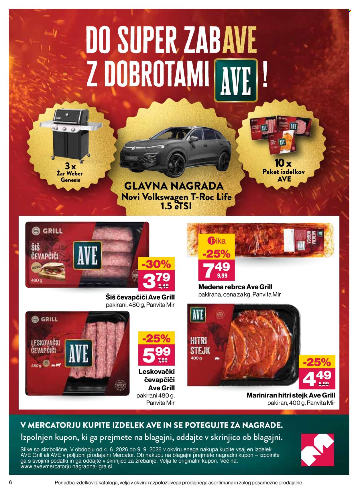 Mercator katalog - 30.7.2026 - 5.8.2026. Stran 6