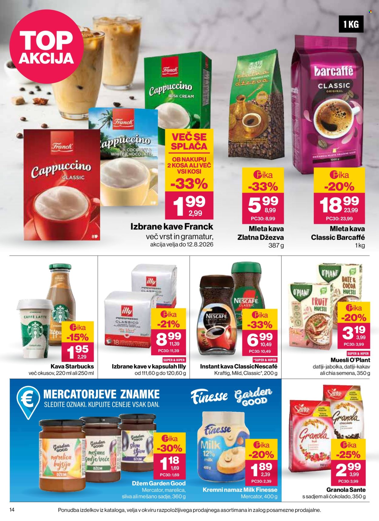 Mercator katalog - 30.7.2026 - 5.8.2026. Stran 14