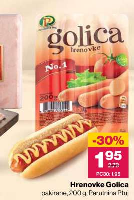 HRENOVKE GOLICA