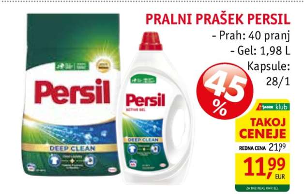 PRALNI PRAŠEK PERSIL