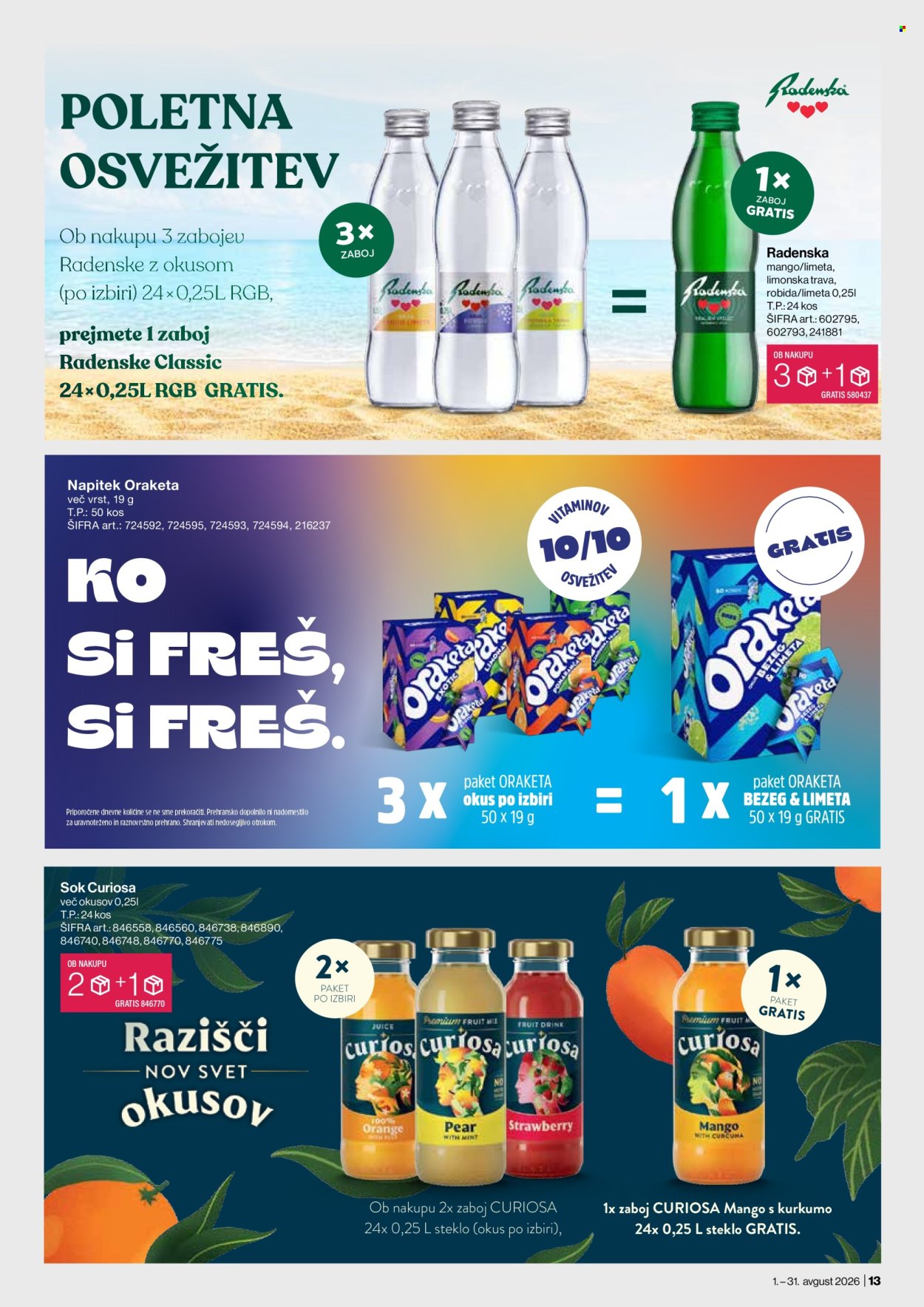 Mercator Cash & Carry katalog - 1.8.2026 - 31.8.2026. Stran 13