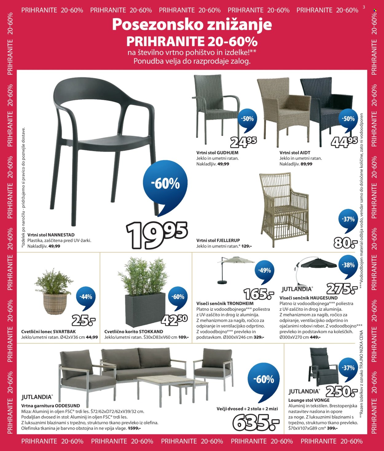 JYSK katalog - 29.7.2026 - 1.9.2026. Stran 3