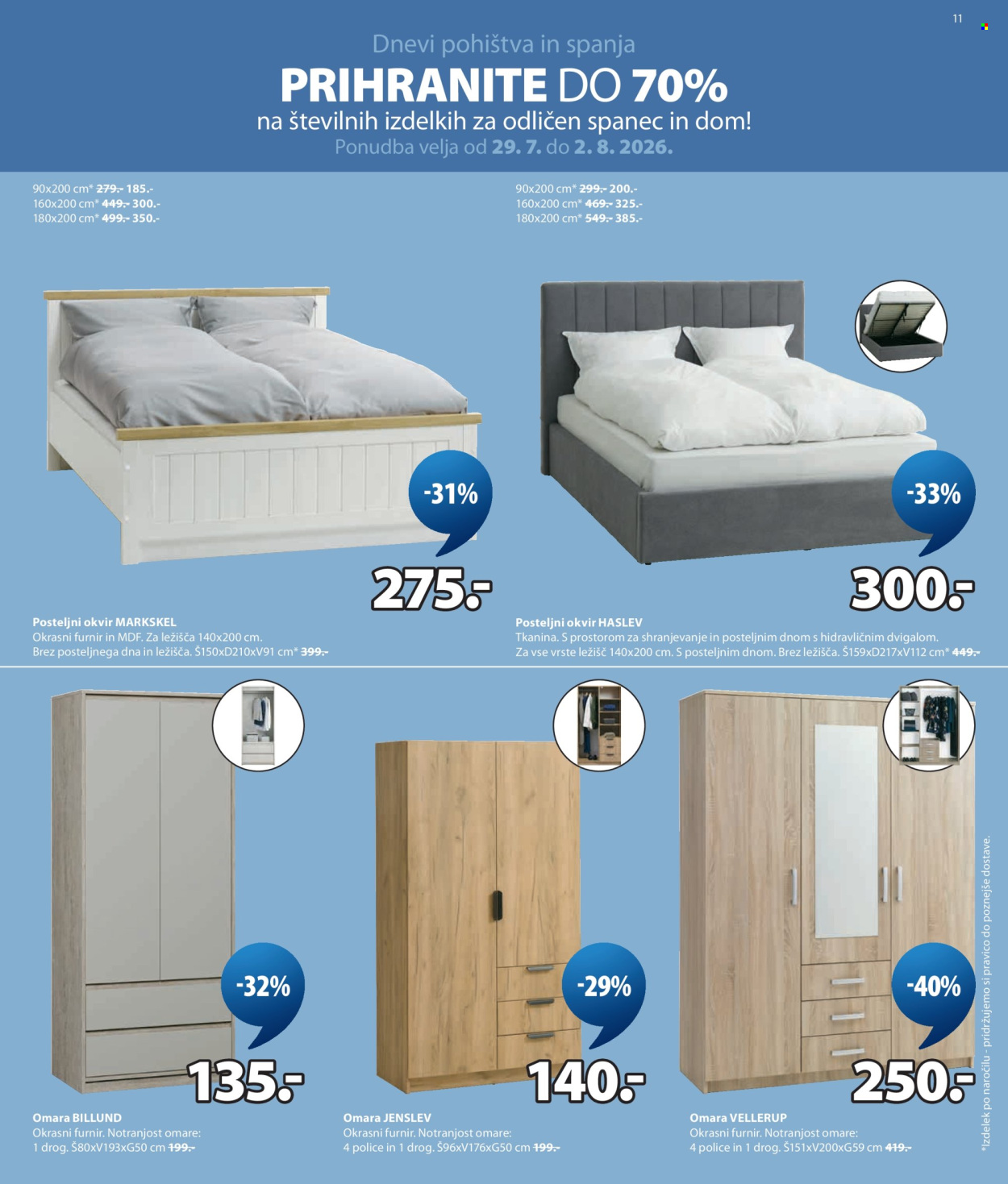 JYSK katalog - 29.7.2026 - 1.9.2026. Stran 11