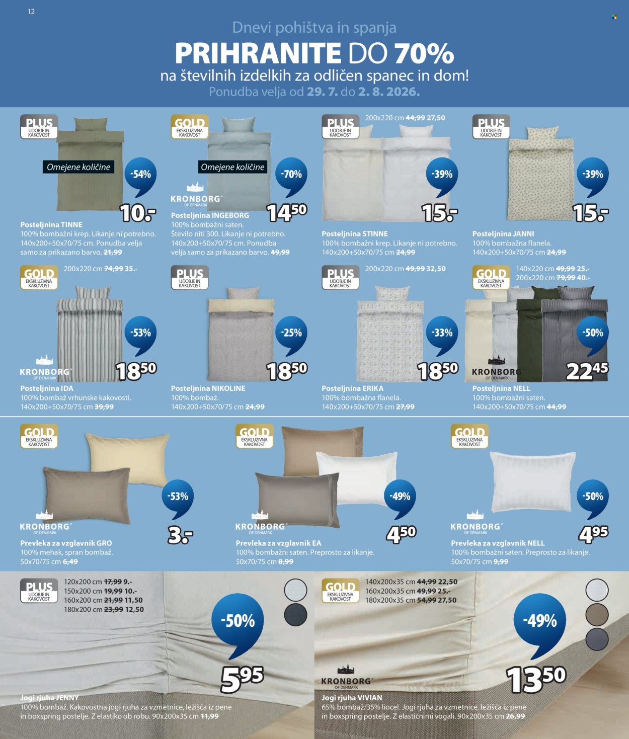 JYSK katalog - 29.7.2026 - 1.9.2026. Stran 12