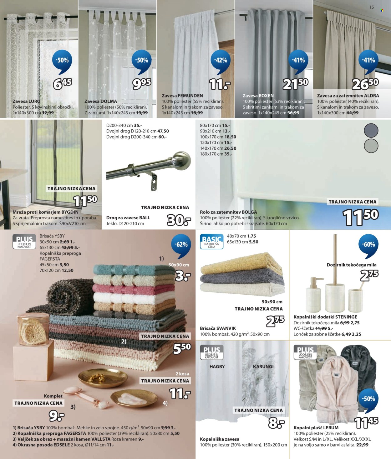 JYSK katalog - 29.7.2026 - 1.9.2026. Stran 15