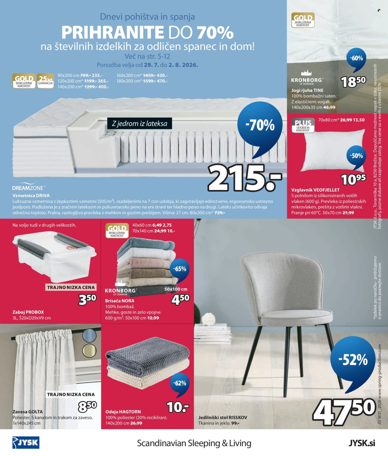 JYSK katalog - 29.7.2026 - 1.9.2026. Stran 16