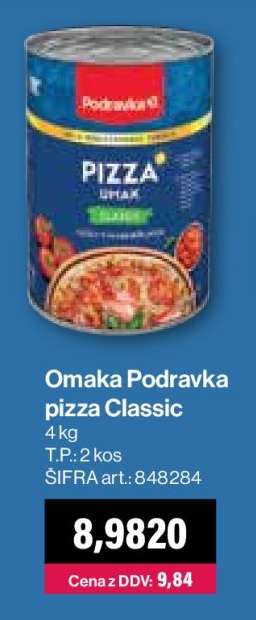 Omaka Podravka pizza Classic