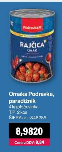 Omaka Podravka, paradižnik