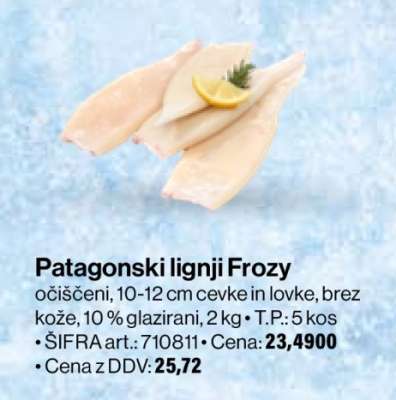 Patagonski lignji Frozy