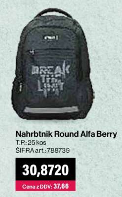 Nahrbtnik Round Alfa Berry