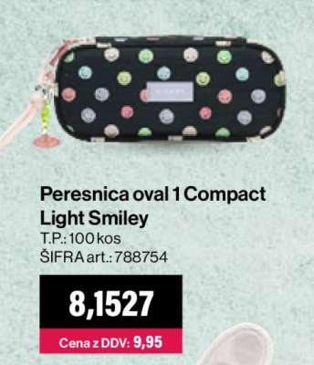 Peresnica oval 1 Compact Light Smiley