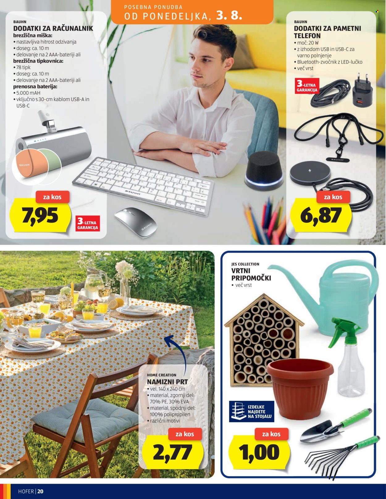 Hofer katalog - 29.7.2026 - 8.8.2026. Stran 20