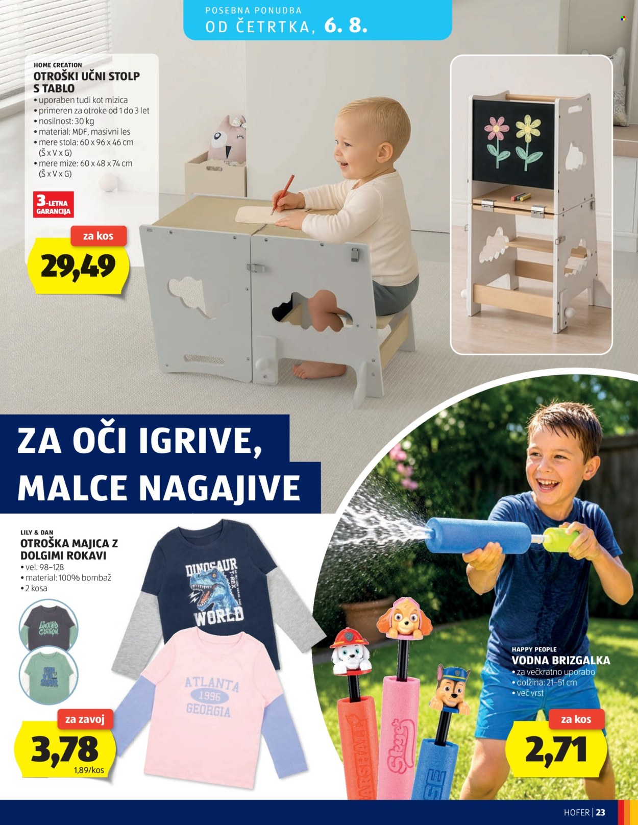 Hofer katalog - 29.7.2026 - 8.8.2026. Stran 23