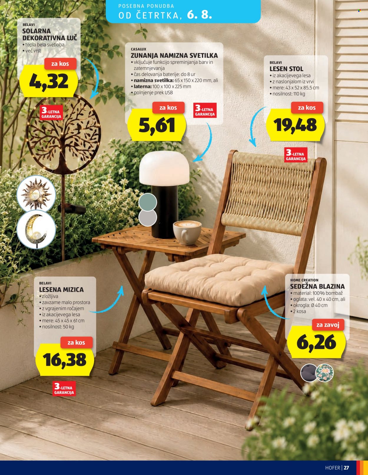 Hofer katalog - 29.7.2026 - 8.8.2026. Stran 27