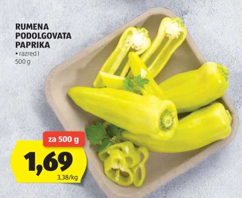 RUMENA PODOLGOVATA PAPRIKA
