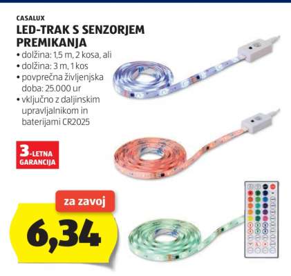 CASALUX LED-TRAK S SENZORJEM PREMIKANJA