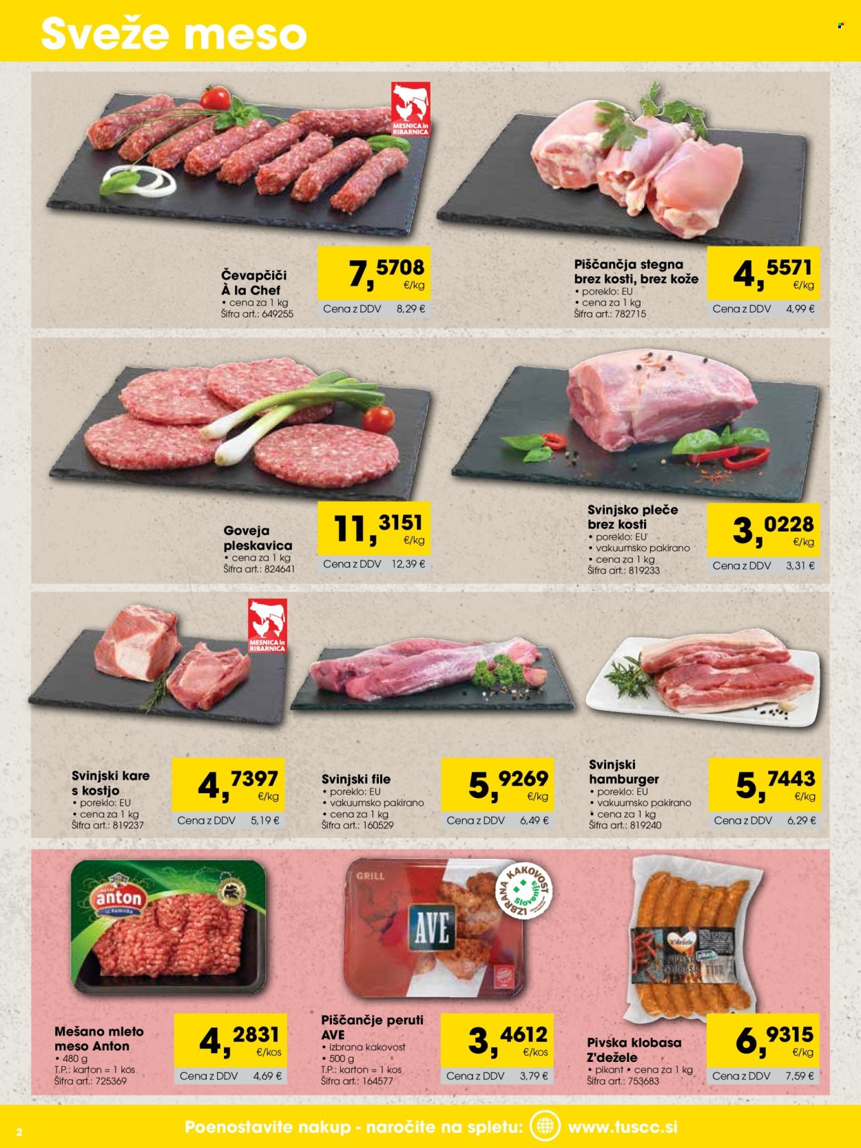 Tuš Cash & Carry katalog - 1.8.2026 - 31.8.2026. Stran 2