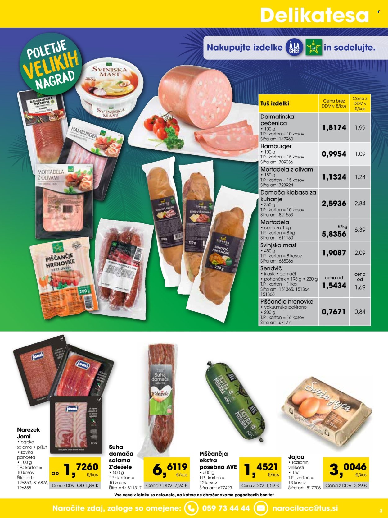 Tuš Cash & Carry katalog - 1.8.2026 - 31.8.2026. Stran 3