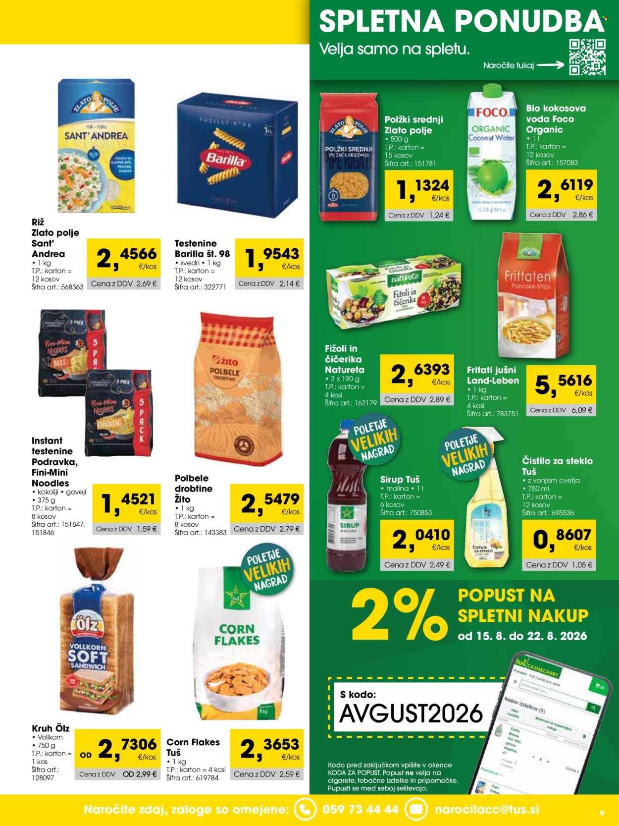 Tuš Cash & Carry katalog - 1.8.2026 - 31.8.2026. Stran 9