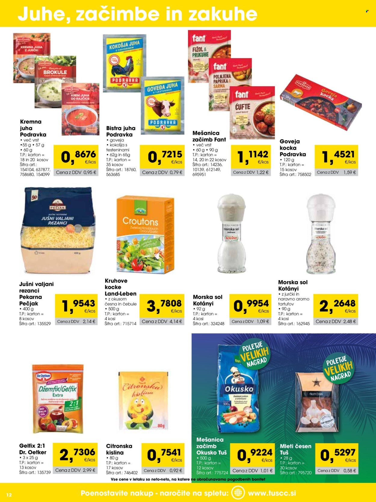 Tuš Cash & Carry katalog - 1.8.2026 - 31.8.2026. Stran 12