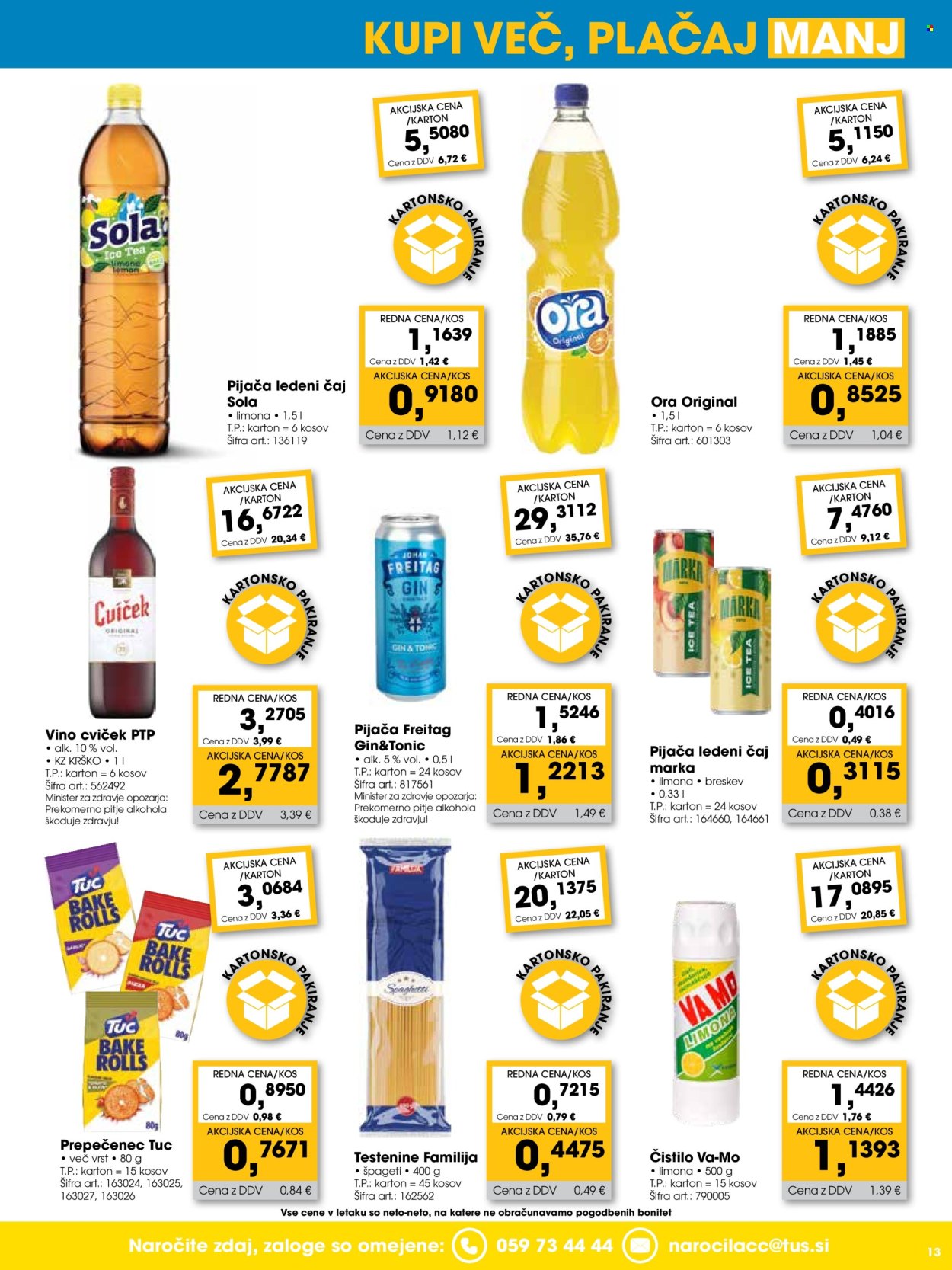 Tuš Cash & Carry katalog - 1.8.2026 - 31.8.2026. Stran 13