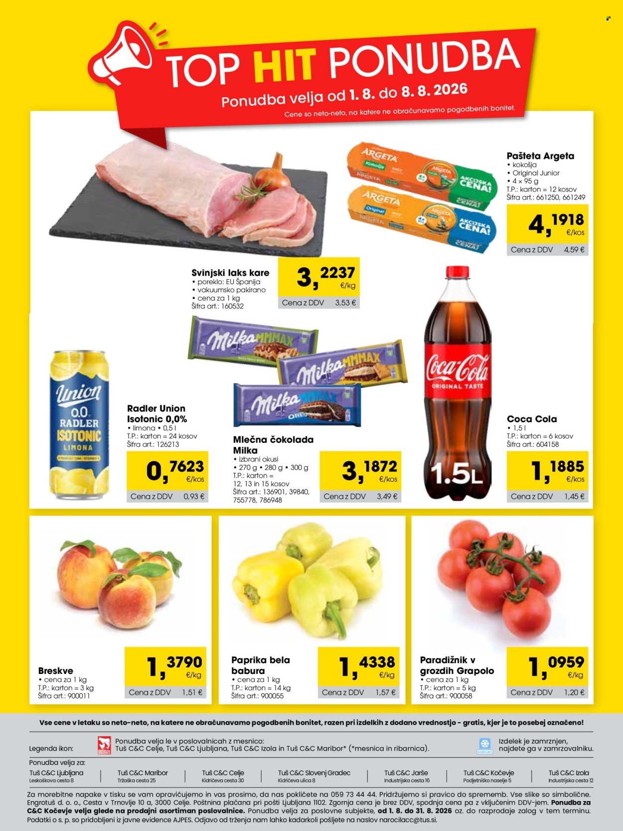 Tuš Cash & Carry katalog - 1.8.2026 - 31.8.2026. Stran 24