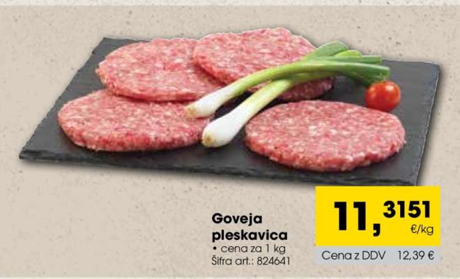 Goveja pleskavica
