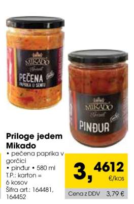 Priloge jedem Mikado