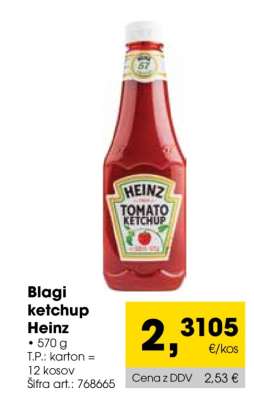Blagi ketchup Heinz