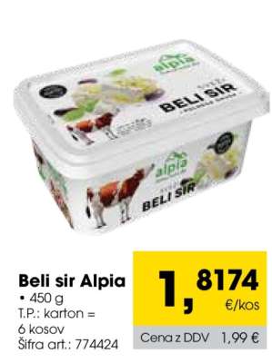 Beli sir Alpia