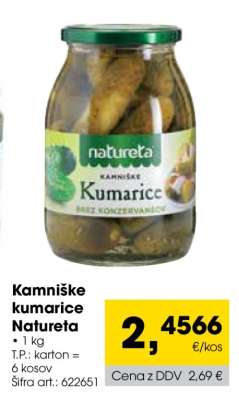 KAMNIŠKE KUMARICE NATURETA