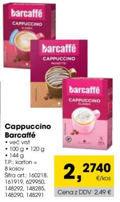 CAPPUCCINO BARCAFFE