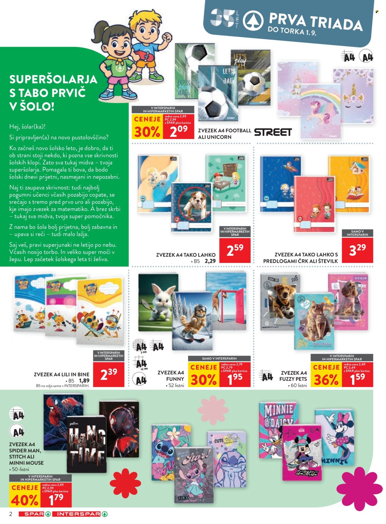 SPAR katalog - 29.7.2026 - 1.9.2026. Stran 2