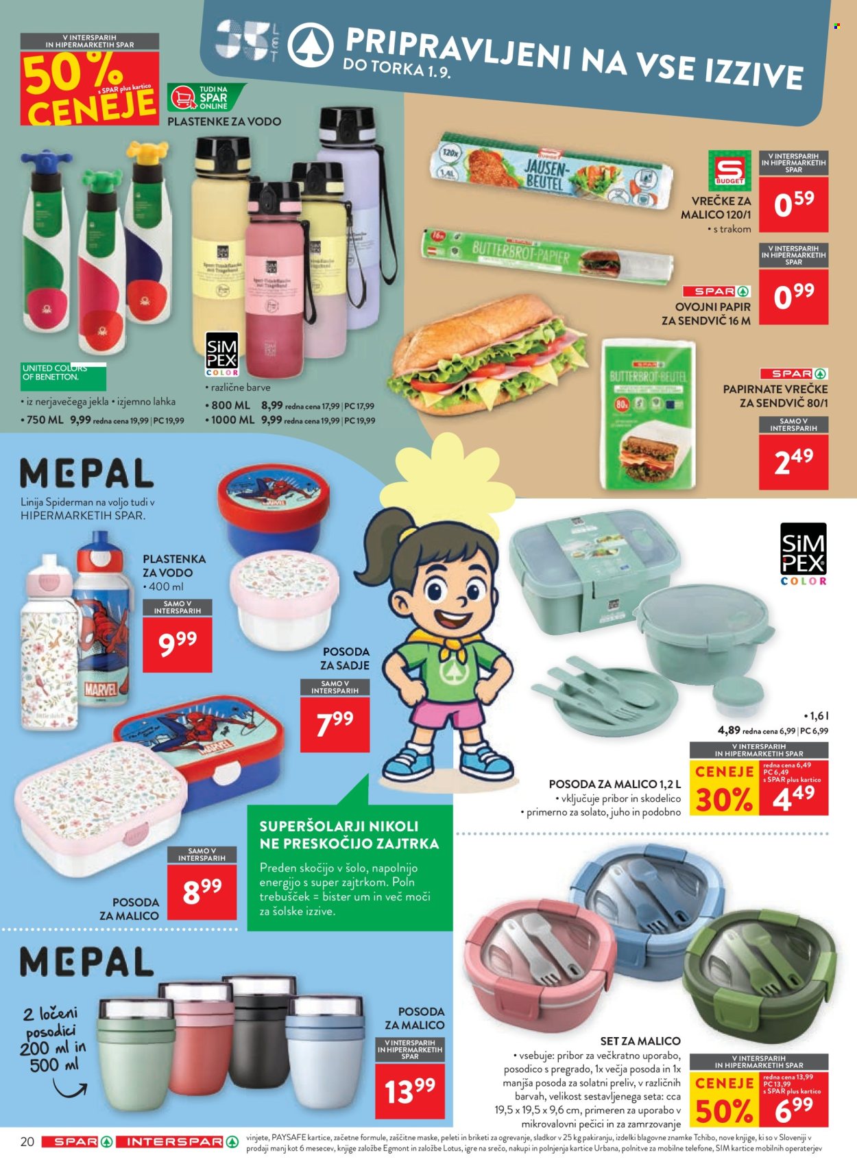 SPAR katalog - 29.7.2026 - 1.9.2026. Stran 20