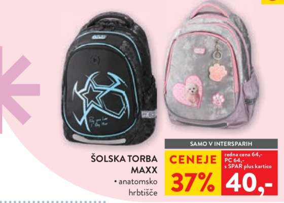 ŠOLSKA TORBA MAXX