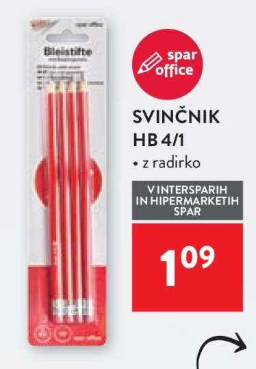 SVINČNIK HB 4/1