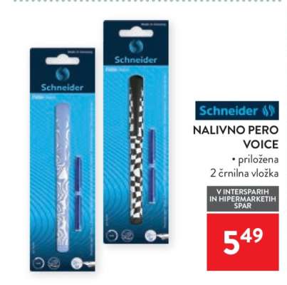 Schneider Nalivno Pero Voice
