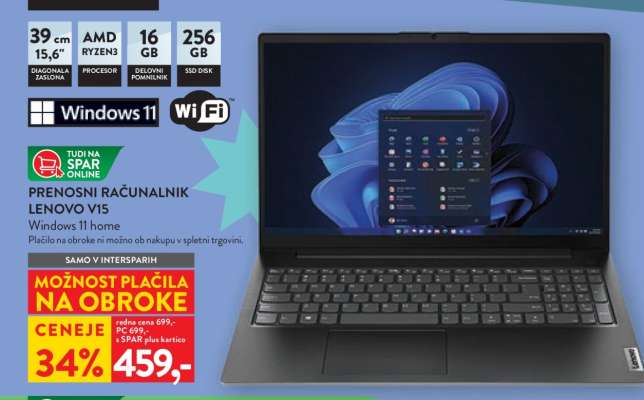 Prenosni računalnik Lenovo V15