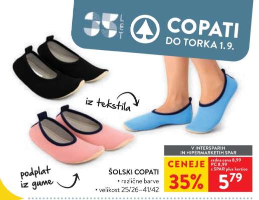 Šolski copati