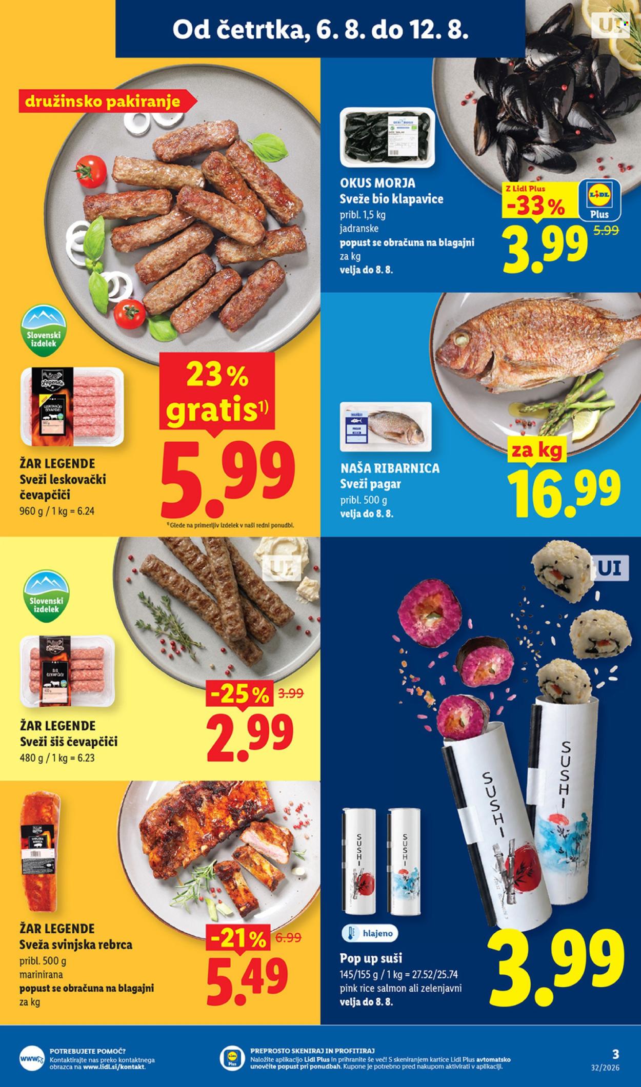 Lidl katalog - 6.8.2026 - 12.8.2026. Stran 3