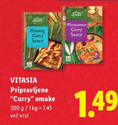VITASIA Pripravljene curry omake