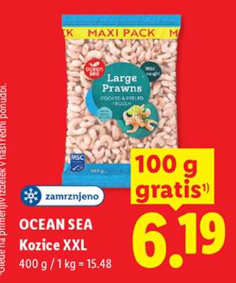 OCEAN SEA Kozice XXL