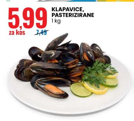 KLAPAVICE, PASTERIZIRANE