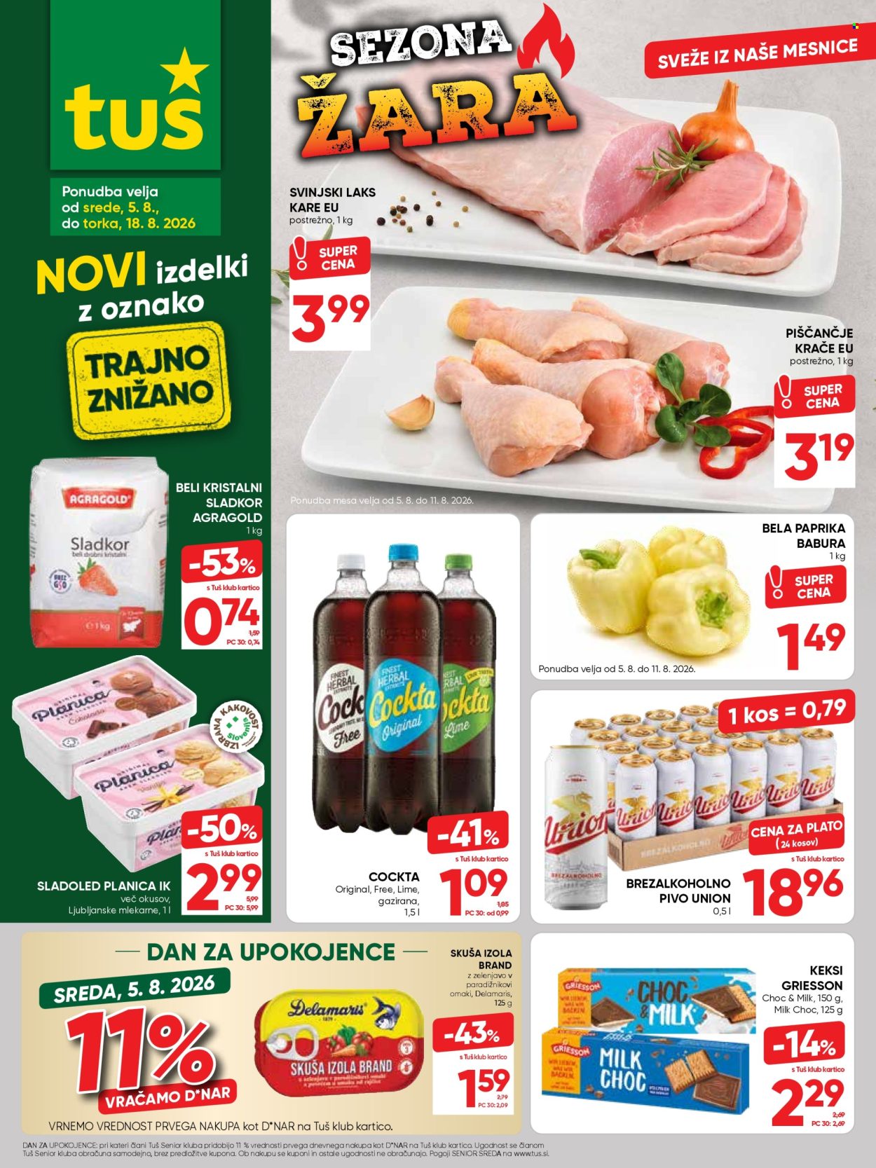 Tuš katalog - 5.8.2026 - 18.8.2026. Stran 1