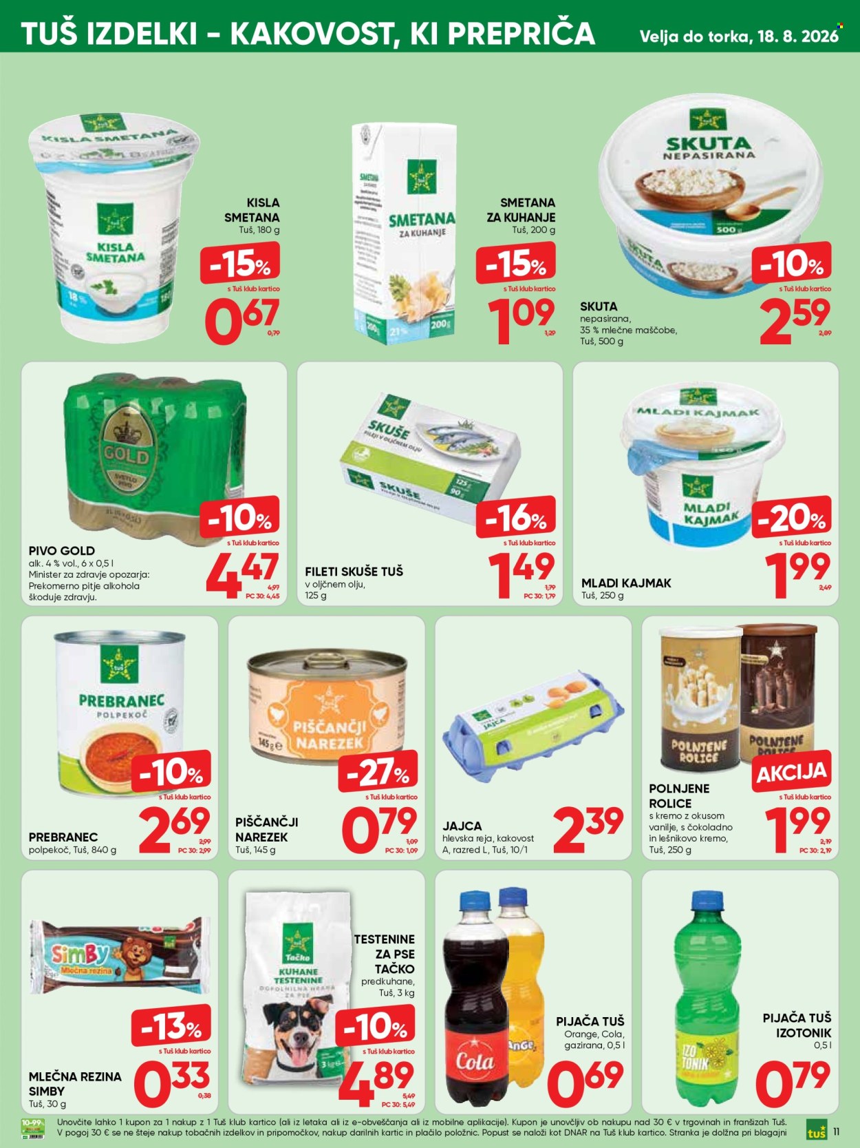 Tuš katalog - 5.8.2026 - 18.8.2026. Stran 11