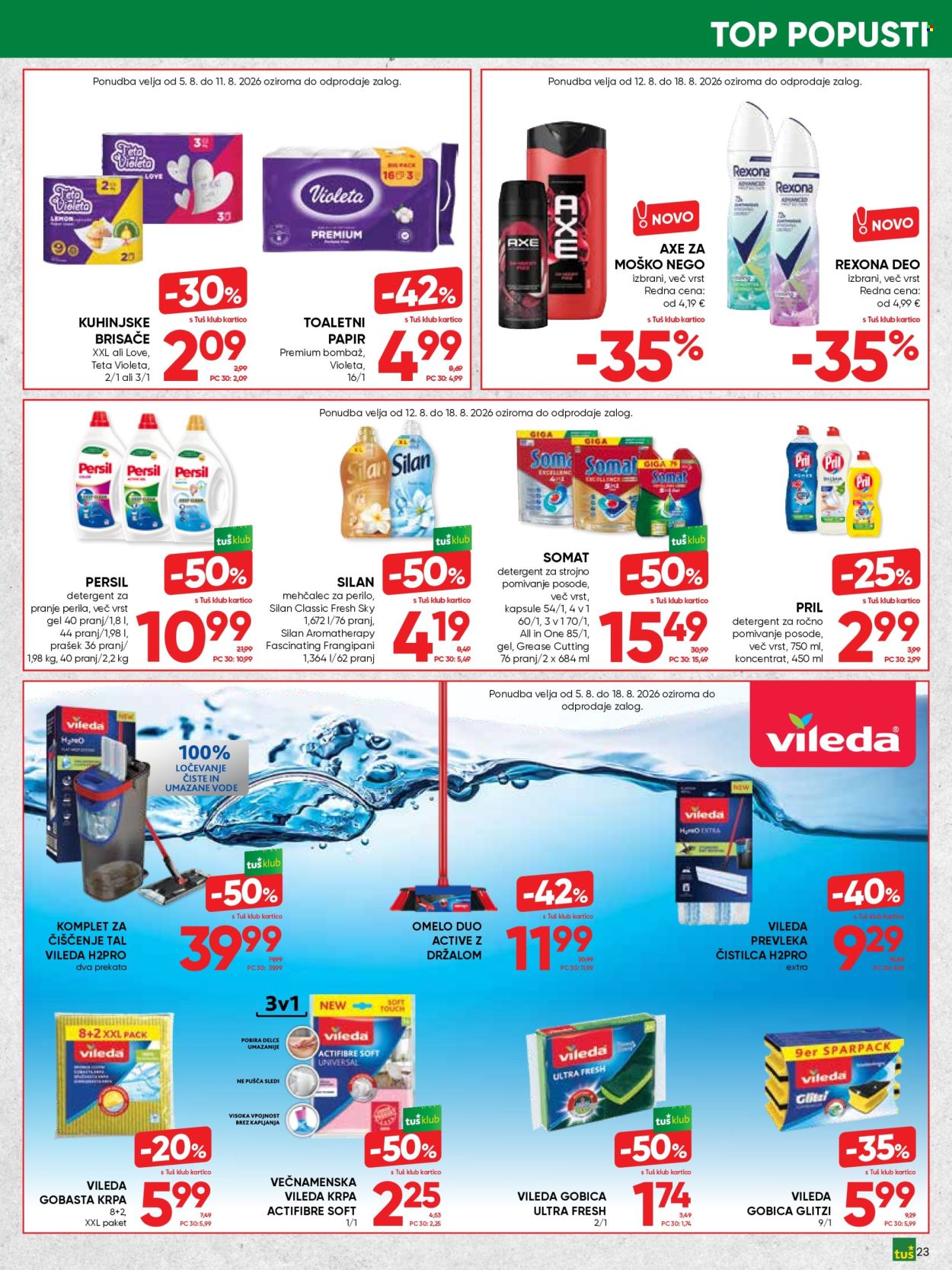 Tuš katalog - 5.8.2026 - 18.8.2026. Stran 23