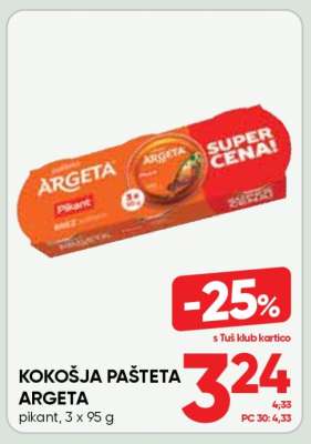 KOKOŠJA PAŠTETA ARGETA
