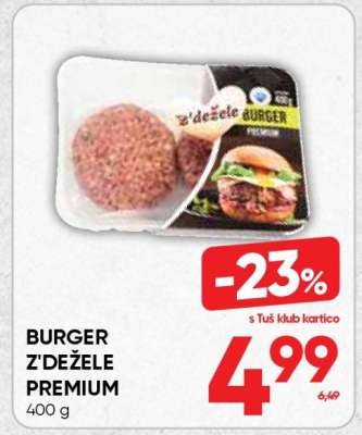 BURGER Z'DEŽELE PREMIUM