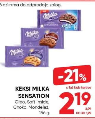 Keksi Milka Sensation