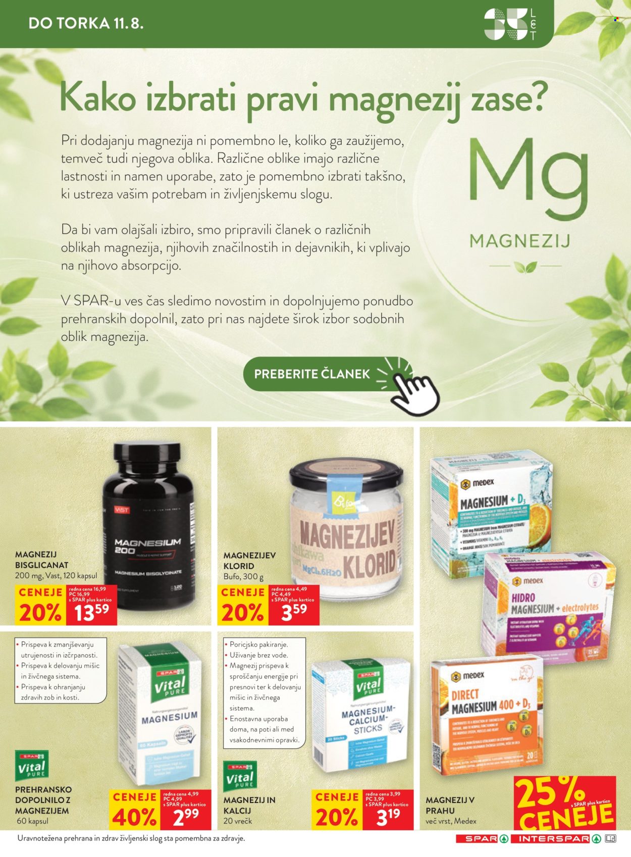 SPAR katalog - 5.8.2026 - 18.8.2026. Stran 35